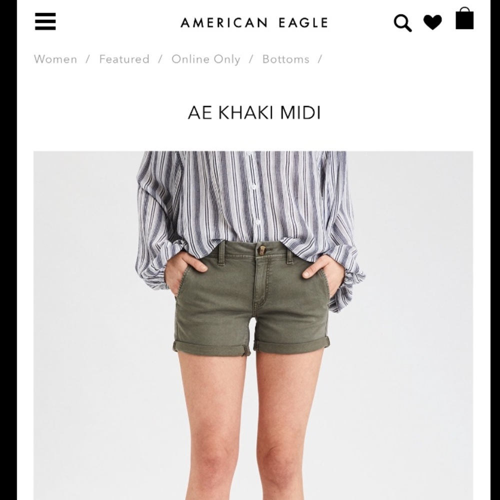American Eagle midi short